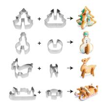 3D gingerbread mould set of 4 in a box 21 x 12,5 x 2 cm 