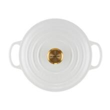 Le Creuset Čuguna katls apaļš &Oslash;24cm / 4,2L balts