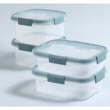 Food storage containers set 4pcs 0,9+1+1,1+1,2L Smart Eco Fresh
