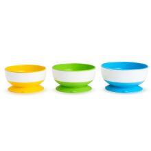 Munchkin Art.011075 - STAY-PUT SUCTION BOWLS (3)