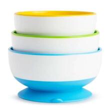 Munchkin Art.011075 - STAY-PUT SUCTION BOWLS (3)