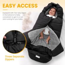 Bebe Basic Footmuff Universal Art.209461 Light Grey