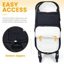 Bebe Basic Footmuff Universal Art.209463 Black