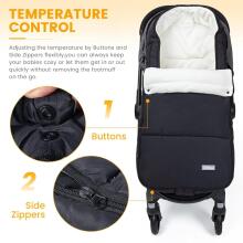 Bebe Basic Footmuff Universal Art.209463 Black
