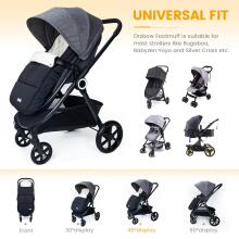 Bebe Basic Footmuff Universal Art.209463 Black
