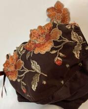 La Bebe™ Boutique Lingerie Art.20975 Summer Collection Flowers Brown Barošanas krūšturis