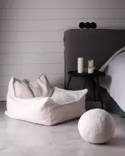 WigiWama Ball Art.W597782 Cream White Cushion