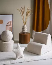 WigiWama Ball Art.W597782 Cream White Cushion