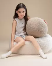 WigiWama Ball Art.W597799 Biscuit Cushion