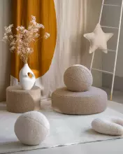 WigiWama Ball Art.W597799 Biscuit Cushion