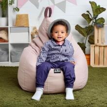 Qubo™ Tiny Drop Cinnamon Feel Fit  Art.210262  Kids ergonomic chair pouf, soft & cute