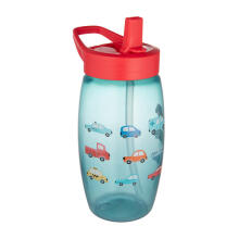 CANPOL BABIES sports bottle with foldable spout CARS, 400 ml, 56/618_blu