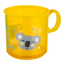 CANPOL BABIES cup with handle for toddlers EXOTIC ANIMALS, 170 ml, 2/100_yel