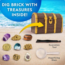 NATIONAL GEOGRAPHIC set Pirate Treasure Dig Kit, RTCHESTDIG