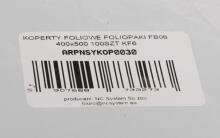 FOILIJAS APLOKSNES FB06 400X500 100GAB KF6