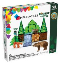 MAGNA-TILES Magnetic building tiles Forest animals, 25 pcs