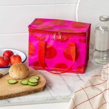 Red On Pink Spotlight Lunch Bag, Rex London