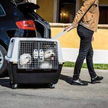 Transport cage Gulliver Touring 80x58.5x62cm dark gray/light gray