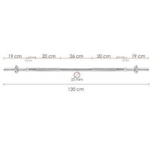 Штанга Springos FA1049 120 см 25mm