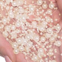 Mākslīgas pērles Springos CA0746 8+3mm 5m