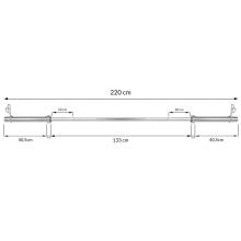 Olympic bar Springos FA1052 220 cm 20 kg