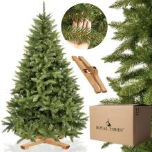 Artificial Christmas tree Premium Royal Trees, Caucasian fir, with wooden stand Springos CT0185 150 cm