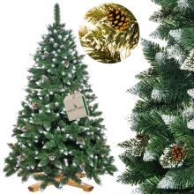 CT0192 Artificial Christmas Tree 240 cm Premium Royal Trees Snowy Diamond Pine with Cones