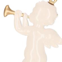Christmas tree decorations Springos CA0757 7cm metal angels set of 3