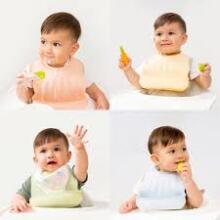 Lollipop Silicone Bib Art.CABU-BIB01ZZPY01 Buttermilk/Misty Rose