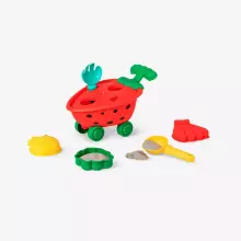 Bebe Basic Sand Toys Art.214967 Fruit themed sand toys - 6 pcs