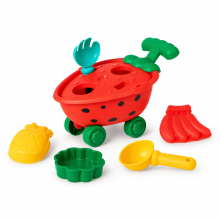 Bebe Basic Sand Toys Art.214967 Fruit themed sand toys - 6 pcs