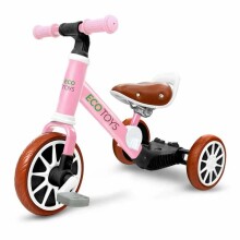 „Eco Toys“ balansinis dviratis 3 in 1 Art.LC-V1322 Pink vaikų motoroleris