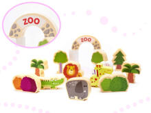 Ikonka Wooden Blocks Art.KX6198