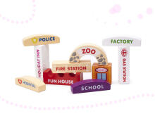 Ikonka Wooden Blocks Art.KX6198