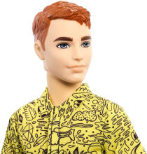 Ken Fashionistas nukk punaste juustega