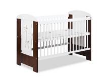 Klups Safari Giraffe Art.21626 Baby crib with a drawer