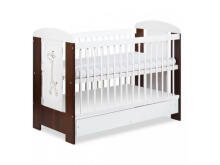 Klups Safari Giraffe Art.21626 Baby crib with a drawer