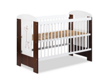 Klups Safari Giraffe Art.21626 Baby crib with a drawer
