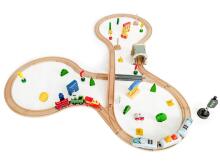 Ecotoys puidust rongikomplekt, 69 osa
