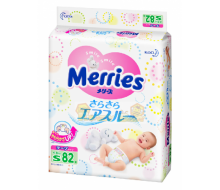 Merries S  Art.21869 Nappies 4-8 kg 82 psc.