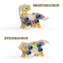 Quercetti Dino Wood puidust mäng