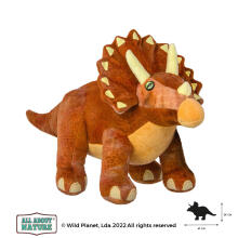 Wild Planet pehme mänguasi, Triceratops 40 cm