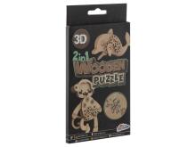 Grafix 3D puidust pusle 10 cm