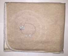 WOT Art.AD naturВысококачественное детское хлопковое/льняное одеяло 100x140 cm