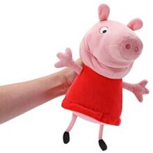 Pehme käpiknukk Peppa Pig heliga, 28 cm