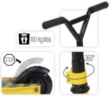 Stamp tõukeratas Skids Control, kollane