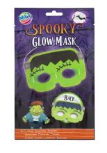 Mask Halloween ja 2 helendavat pulka