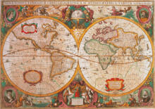 Clementoni pusle Mappa Antica 1000 tk