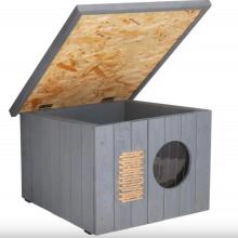Cat house Springos CH001 gray