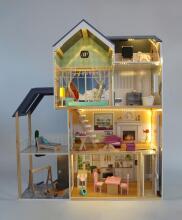 Gerardo's Toys puidust nukumaja Crystal LED tuledega